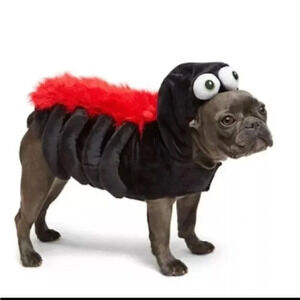 Martha Stewart Pets Size L Black & Red Spider Costume